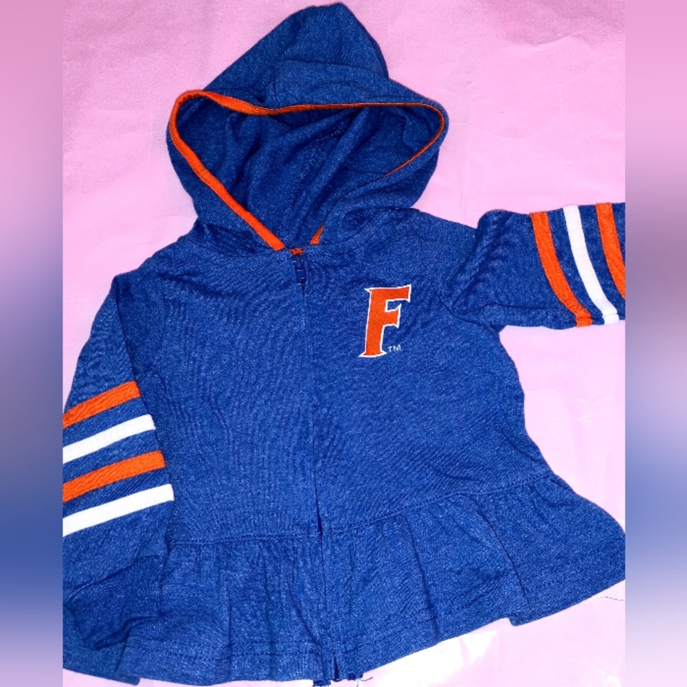 MARCH MADNESS: Florida Gators Peplum Jacket, 6-12mos, CAN be $10-$4.99shipping